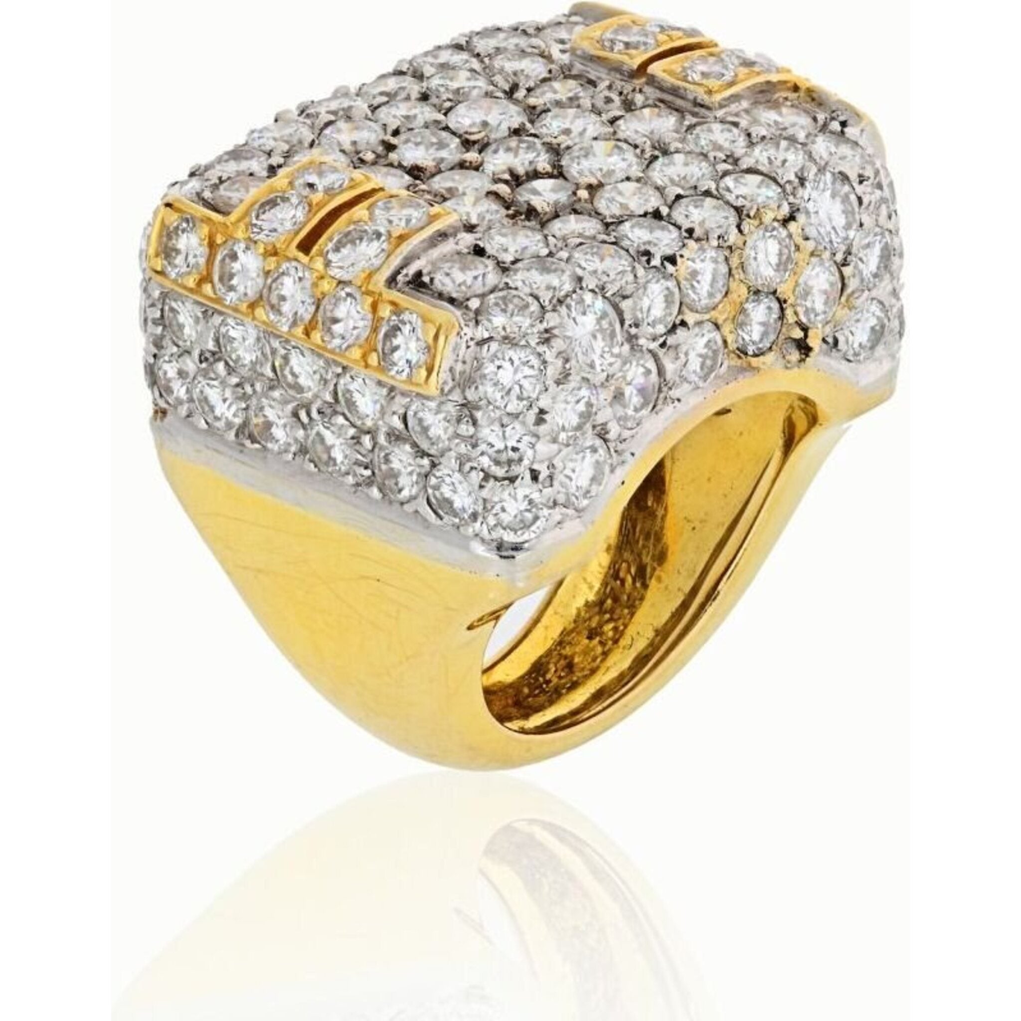 800 Platinum Natural Diamond Ring Band Unisex Size 6.5, 5.8 Grams 6.3 MM -  Amin Jewelers